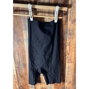 Spanx Shape L/G Black Bodysuit Open Bust‎ Smartgrip Shaping Panel